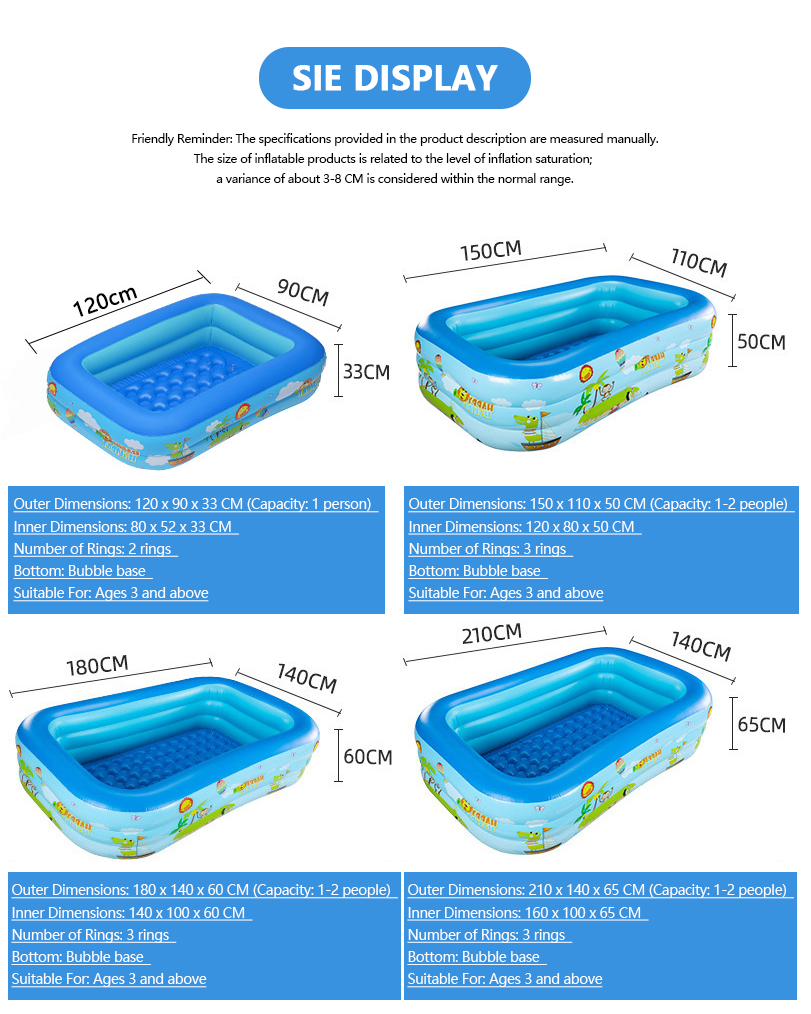 📢📢50% OFF !! ⏰ Children's Inflatable Pool – Sturdy PVC & easy setup – Perfect for backyard fun on hot days – safe and colourful for kids 🌞✨