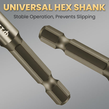 ⏳Time-Limited Special⏰4-Flute Eccentric Drill Bit Kit – Titanium-coated & multi-material ✨