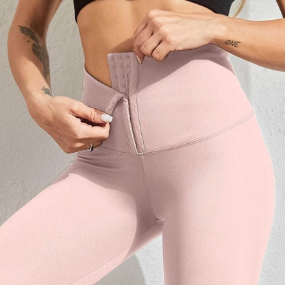 📢📢50% OFF !! ⏰High-Waist Tummy Control Leggings – Built-in Shapewear, Adjustable Corset Waistband & Super Stretchy ✨