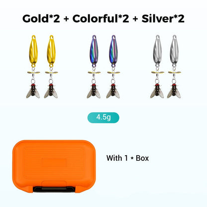 🎣LIMITED-TIME 50% OFF!⚡Metal Propeller Fishing Lure – Sharp Attraction, Smooth Rotation🎯