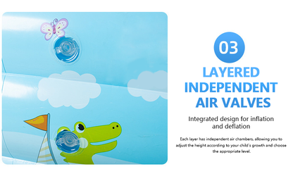 📢📢50% OFF !! ⏰ Children's Inflatable Pool – Sturdy PVC & easy setup – Perfect for backyard fun on hot days – safe and colourful for kids 🌞✨