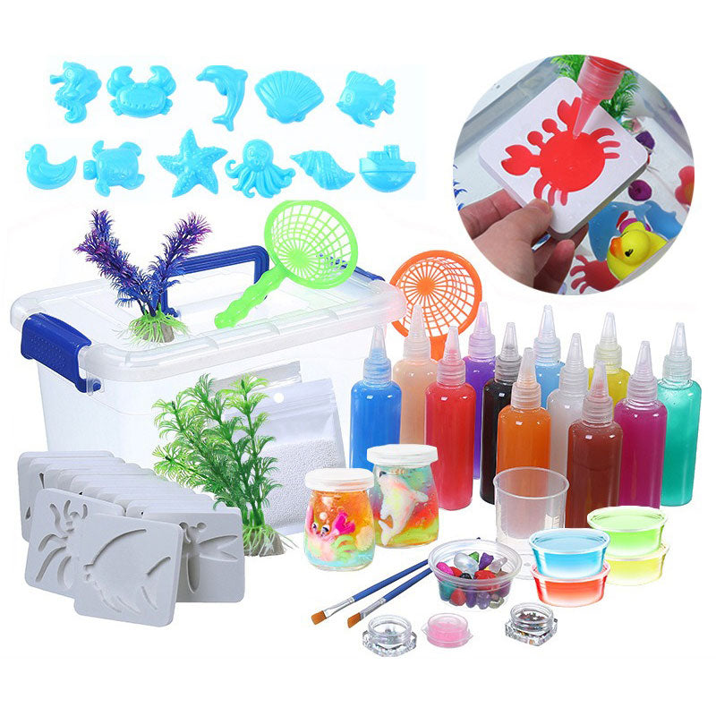 🎅Christmas promotion 49% OFF🎄Magic Water ELF, Children Handmade Aqua Gel Sensory Toy Set🐟