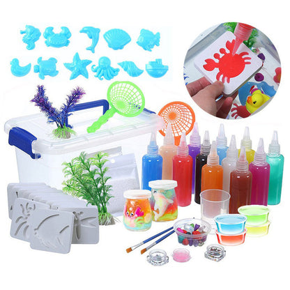 🎅Christmas promotion 49% OFF🎄Magic Water ELF, Children Handmade Aqua Gel Sensory Toy Set🐟