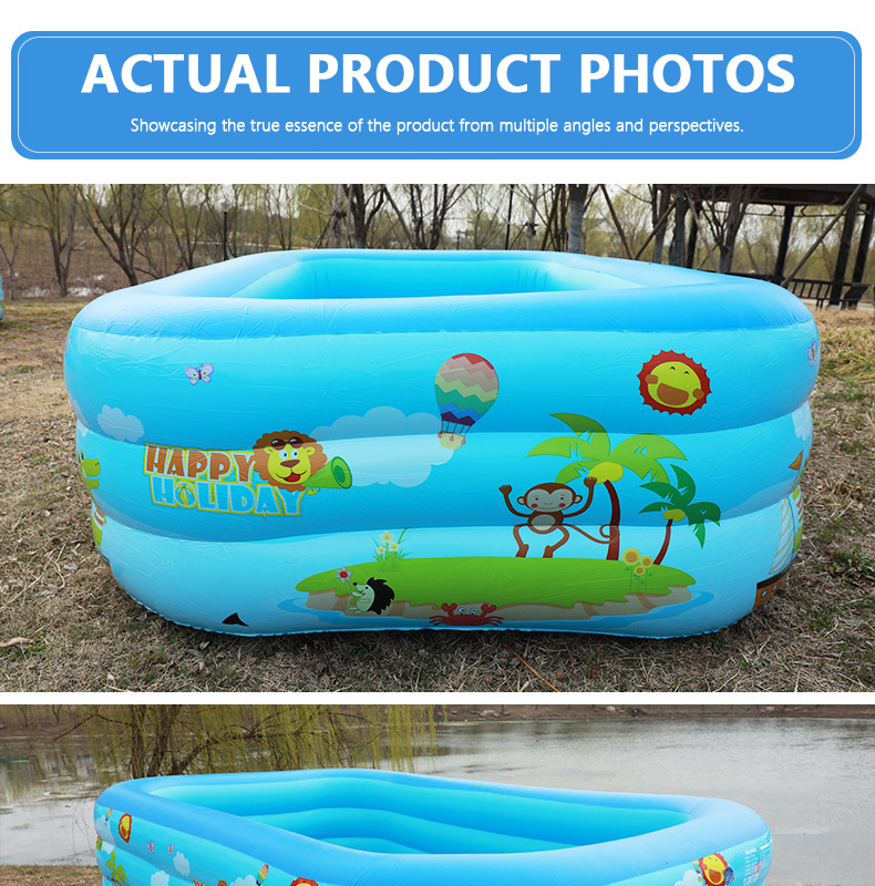 📢📢50% OFF !! ⏰ Children's Inflatable Pool – Sturdy PVC & easy setup – Perfect for backyard fun on hot days – safe and colourful for kids 🌞✨