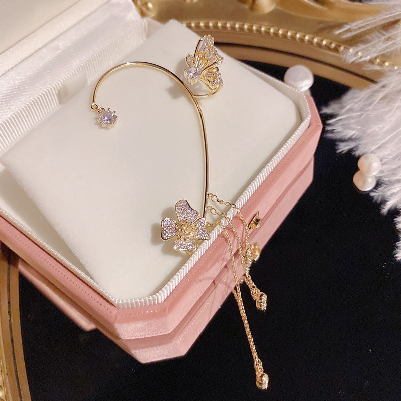 🦋Butterfly Flowers Tassel Earrings🎀
