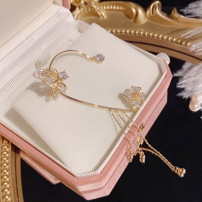 🦋Butterfly Flowers Tassel Earrings🎀