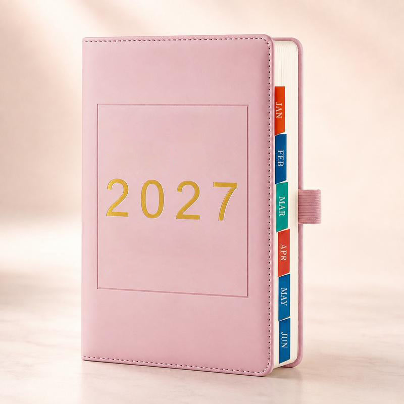 ⏳🔥LIMITED-TIME 50% OFF! ⏰2027 Planner – A5 Size, One Page Per Day with Dates – Perfect for Daily Notes and Future Reference ✨