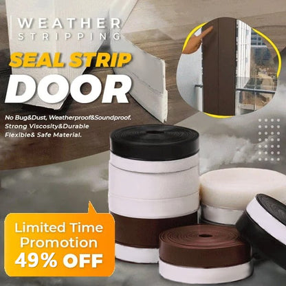 5m Self-Adhesive Door & Window Seal Strip | Soundproof, Dustproof & Insect-Proof | Silicone, Universal Fit