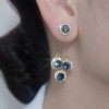 🔥2026 New Arrival ＆ Hot Sale ＆ 50％ Off🔥Zircon Round Petal Earrings – Hypoallergenic, Real Gold Plated & Dazzling Diamond Sparkle 💛