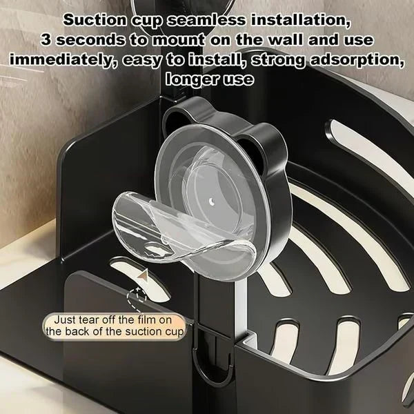 Corner Shower Storage Rack🚿Space-Saving & Easy to Install, Perfect for Organizing Toiletries ✨