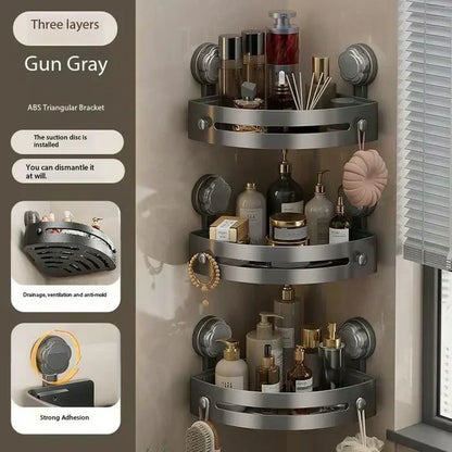 Corner Shower Storage Rack🚿Space-Saving & Easy to Install, Perfect for Organizing Toiletries ✨