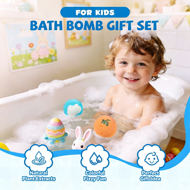 🛁 Ocean Theme Bath Bombs🌊60g*12 Pcs, Foamy Bath Time & Fun Gift Idea ✨