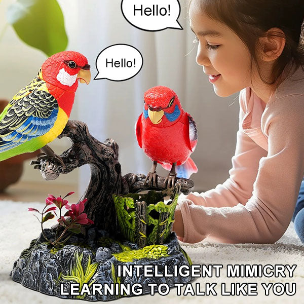 🔥HOT SALE🦜Electric battery-powered voice-controlled parrots