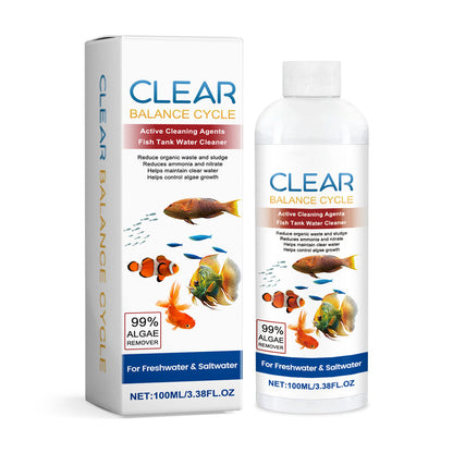 🐠BUY MORE GET MORE FREE💧Powerful Aquarium Water Clarifier – Clears Cloudy Water, Safe for Fish & Fast-Acting🌿