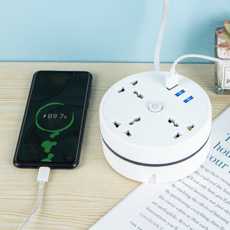 🔌 50% OFF NOW! ⏰ Cord-Winding Universal Power Strip – Built-in cord reel, multiple outlets & surge protection – Keeps cables tidy & organized at home or office ✨