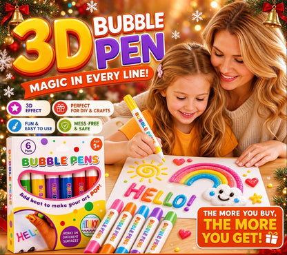 ❄️🎁Christmas Promotion✨ BUY 1 GET 1 FREE !  | Just $19.99🔮Magic Pen – Draw 3D with one stroke!🎄 DIY Bubble Popcorn Drawing Pens 🔥