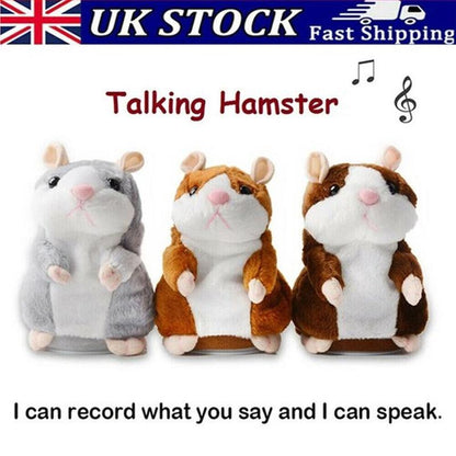 ⏳50% OFF!⏰Talking Hamster Plush – Repeats sounds & cute interactive fun 🐹✨