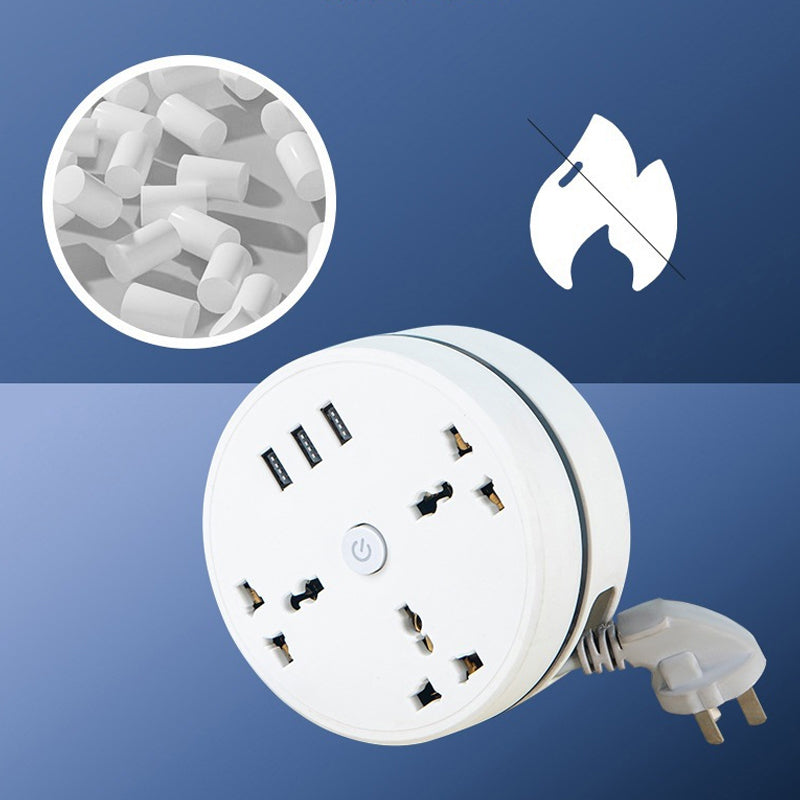 🔌 50% OFF NOW! ⏰ Cord-Winding Universal Power Strip – Built-in cord reel, multiple outlets & surge protection – Keeps cables tidy & organized at home or office ✨