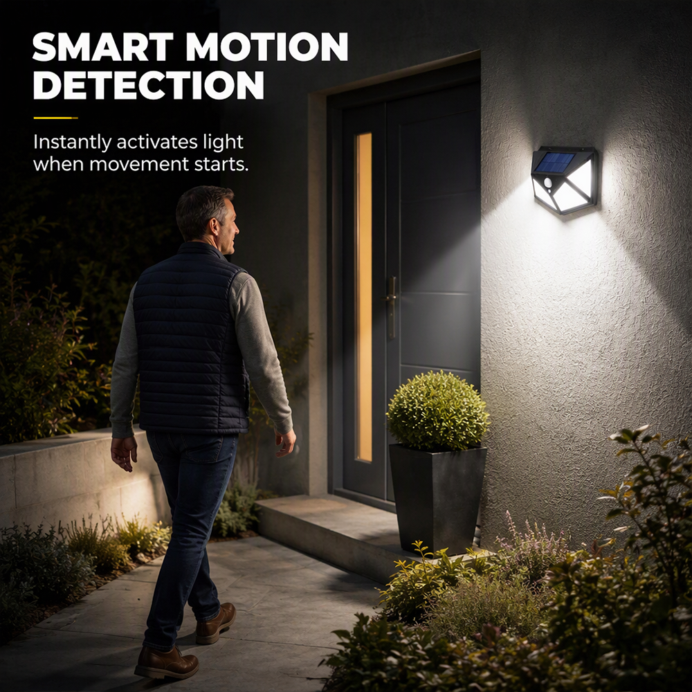 🌞 Motion Sensor Solar Lights – Bright Outdoor Lighting, Light Up Paths, Gardens & Driveways Automatically ✨