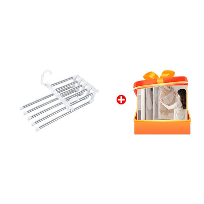 💗Household Multifunctional Telescopic Folding Multi-layer Pants Storage Rack