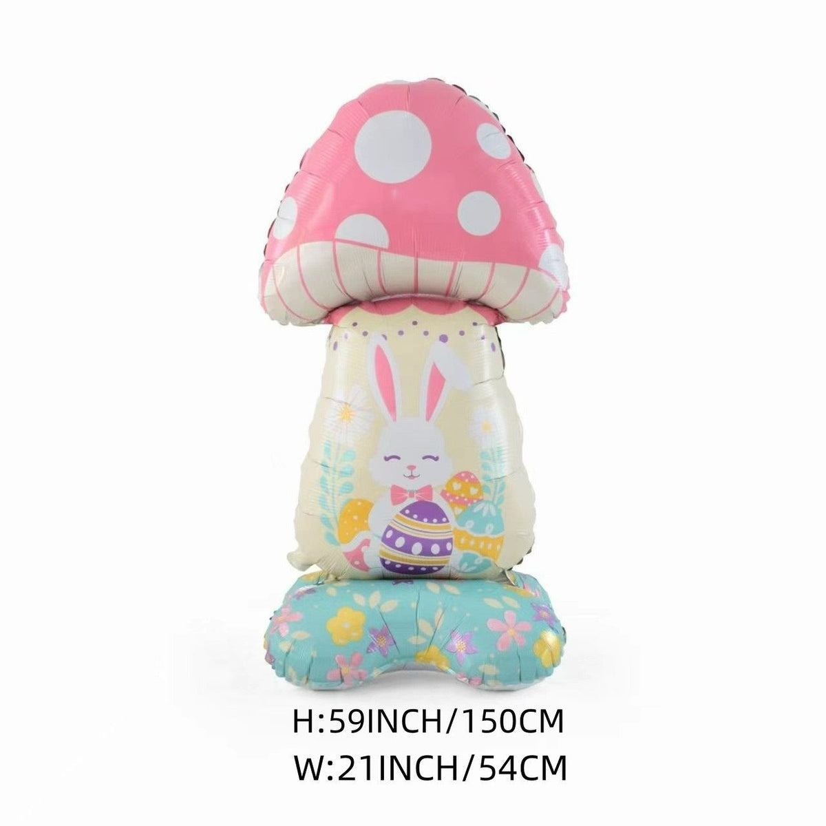 🐰🎉Giant 3D Standing Bunny Balloon Self-Supporting Festive Cheer