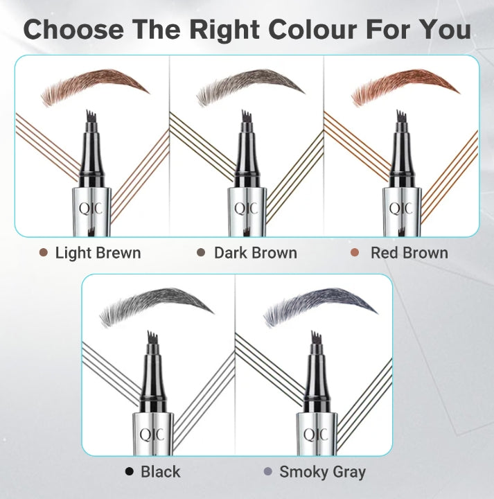💥Buy 1 Get 1 Free🎉High Quality 3D Waterproof Microblading Eyebrow Pen 4 Fork Tip Tattoo Pencil