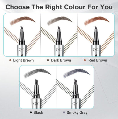 💥Buy 1 Get 1 Free🎉High Quality 3D Waterproof Microblading Eyebrow Pen 4 Fork Tip Tattoo Pencil