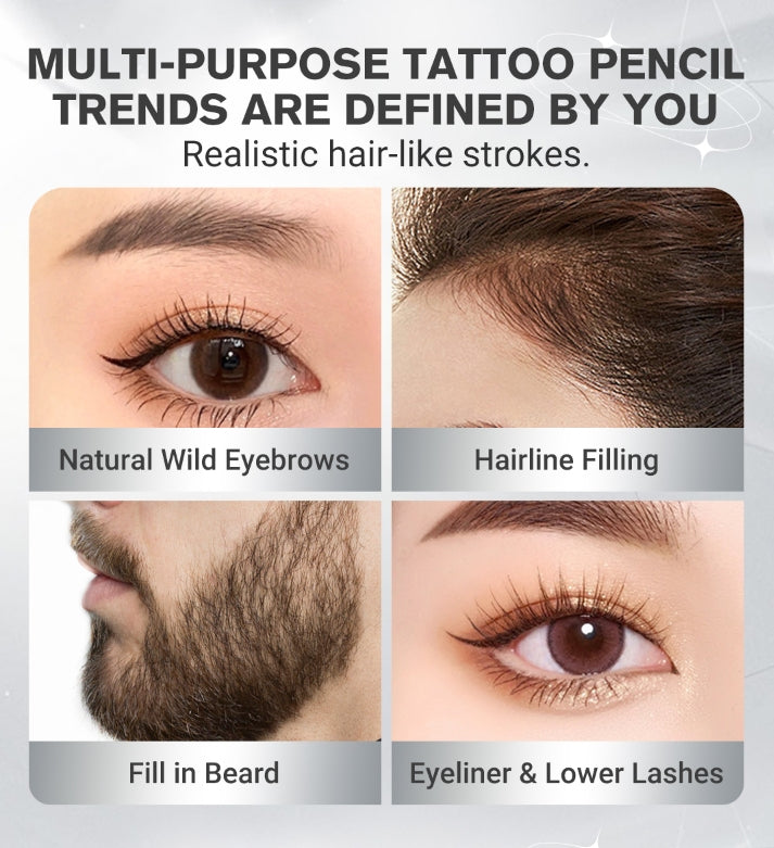 💥Buy 1 Get 1 Free🎉High Quality 3D Waterproof Microblading Eyebrow Pen 4 Fork Tip Tattoo Pencil