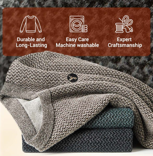 ✨Men's Warm Cozy Lined Crewneck Top🎁Ideal Gift