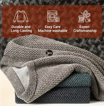 ✨Men's Warm Cozy Lined Crewneck Top🎁Ideal Gift