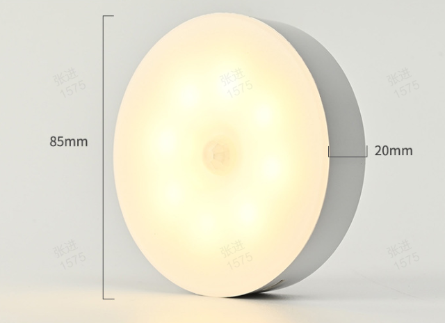 USB Rechargeable Motion Sensor Night Light – Warm or Cool Light