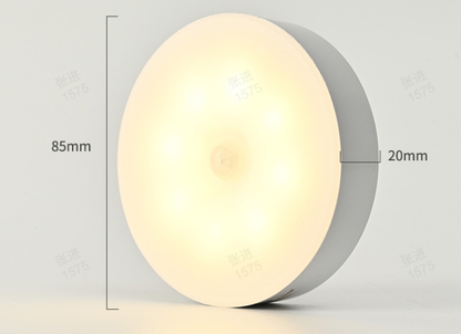 USB Rechargeable Motion Sensor Night Light – Warm or Cool Light