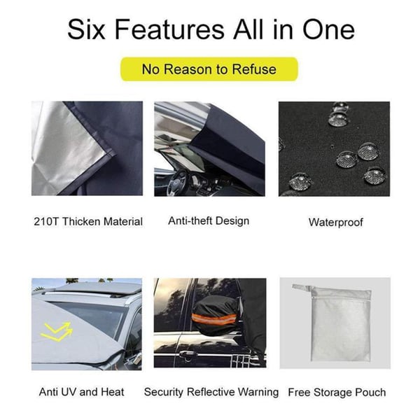 Premium Magnetic Windshield Cover – All-Season Protection Against Snow, Frost & UV