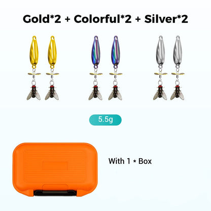 🎣LIMITED-TIME 50% OFF!⚡Metal Propeller Fishing Lure – Sharp Attraction, Smooth Rotation🎯