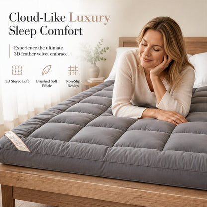 Soft Quilted Mattress Topper🛏️A Cloud-Like Layer of Comfort – Drift Off in Softness, Wake Up Refreshed ✨