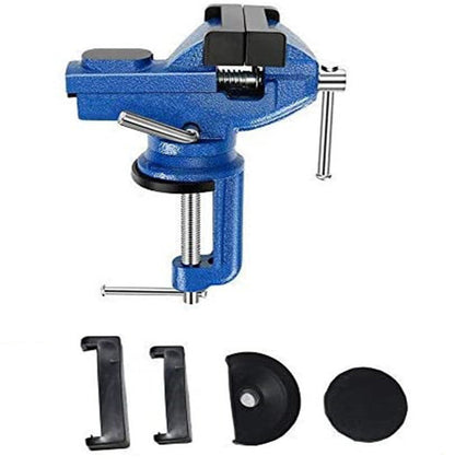 ⏳Time-Limited Special⏰Heavy-Duty Mini Universal Bench Vice – Compact, Clamp-On & Perfect for Workshops, Garages & DIY Projects 🔧✨