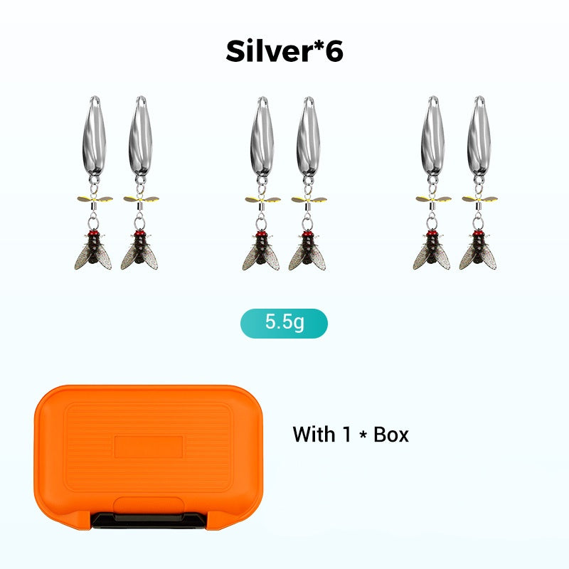 🎣LIMITED-TIME 50% OFF!⚡Metal Propeller Fishing Lure – Sharp Attraction, Smooth Rotation🎯
