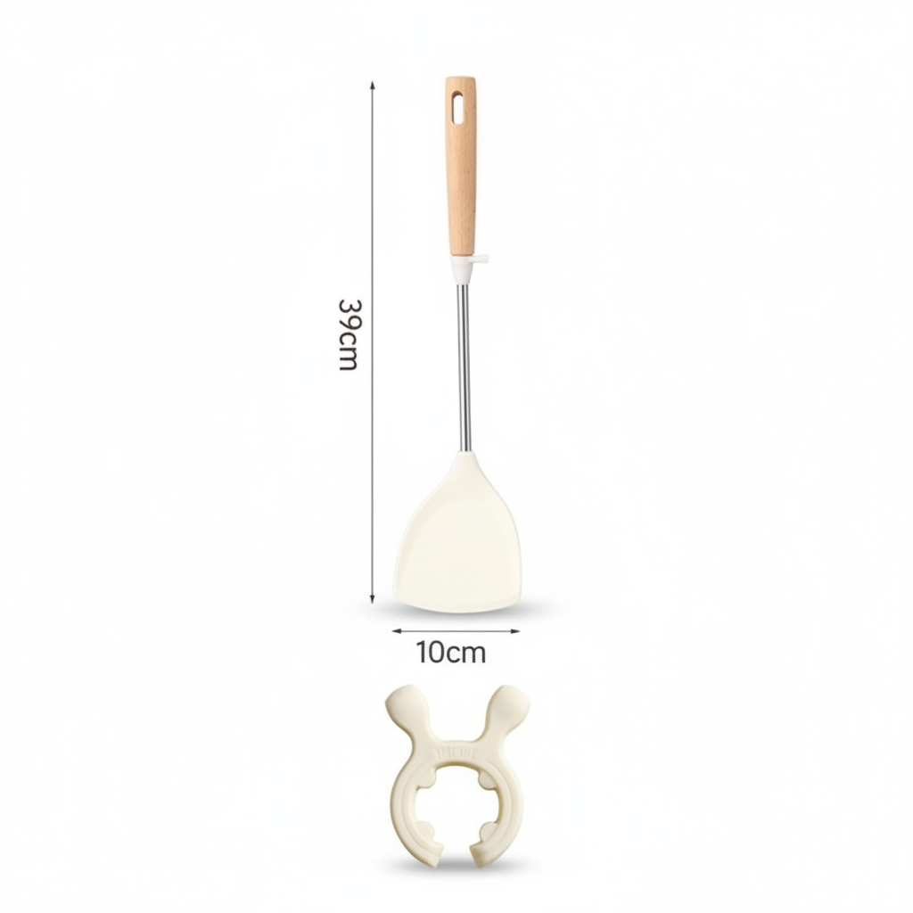 Multifunction Silicone Pot Handle Spatula Rack