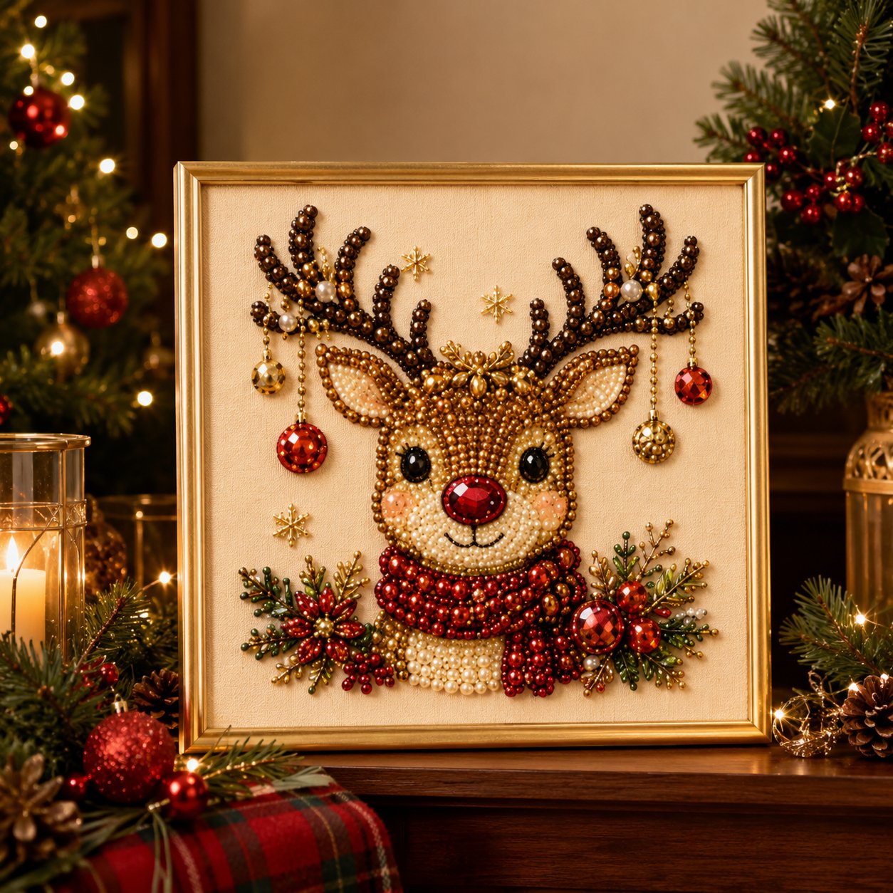 🎄🎊Christmas Special 50% Off! 🎅Boost your Christmas atmosphere! 🦌Favorite for DIY lovers!💎DIY Christmas Pearl Art Kit
