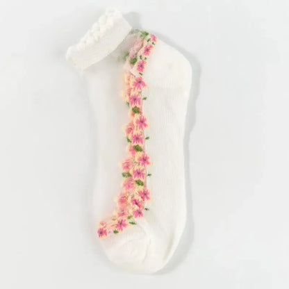 🌺Floral Lace Women's Spring Summer Ankle Socks