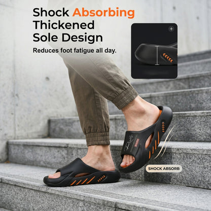 Non-Slip Thick Sole Cloud Slides for Men