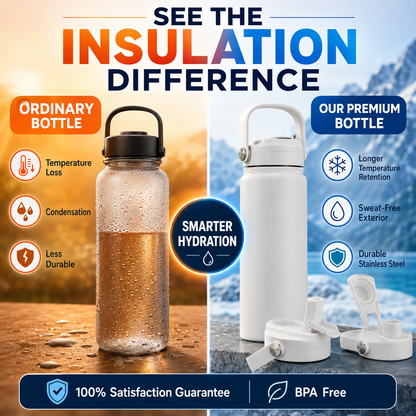 🏖️Summer Hot Sale 50% OFF🏝️❄️Portable heat preservation you can hold! 🔥Premium Stainless Steel Insulated Tumbler