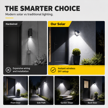 🌞 Motion Sensor Solar Lights – Bright Outdoor Lighting, Light Up Paths, Gardens & Driveways Automatically ✨