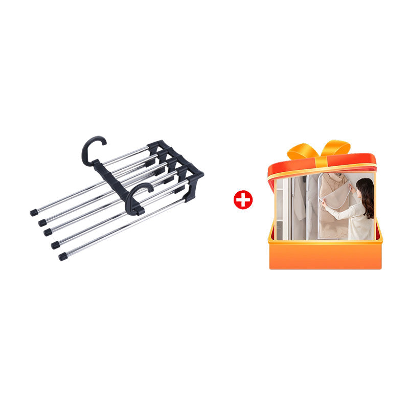 💗Household Multifunctional Telescopic Folding Multi-layer Pants Storage Rack