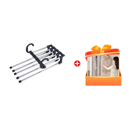 💗Household Multifunctional Telescopic Folding Multi-layer Pants Storage Rack