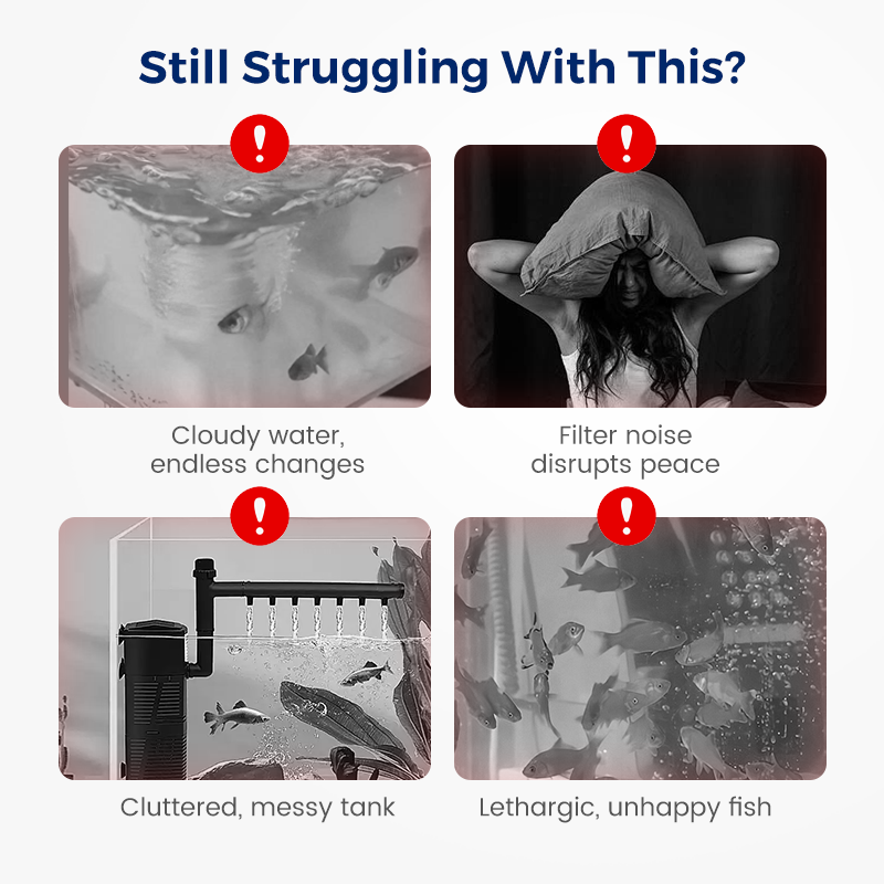 💦Fish Tank 3-in-1 Filter♻️Filtration, Oxygenation & Water Pumping