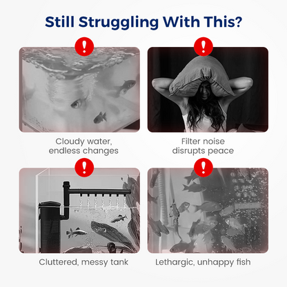 💦Fish Tank 3-in-1 Filter♻️Filtration, Oxygenation & Water Pumping