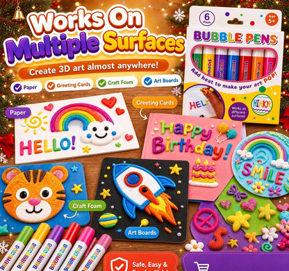 ❄️🎁Christmas Promotion✨ BUY 1 GET 1 FREE !  | Just $19.99🔮Magic Pen – Draw 3D with one stroke!🎄 DIY Bubble Popcorn Drawing Pens 🔥