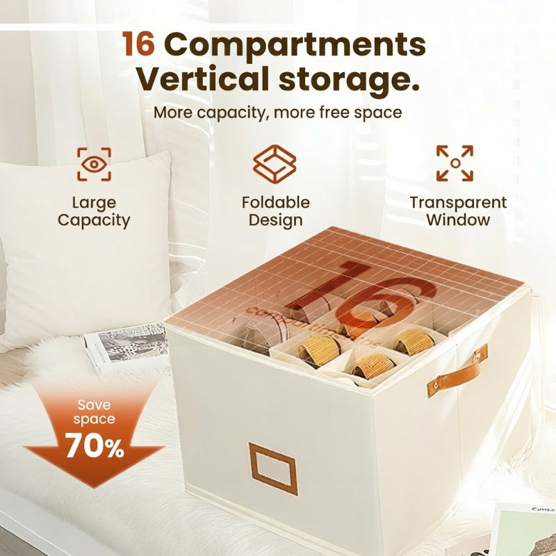 🎉 2026 Sale — Over 42,300 Sold!📦 Fabric Shoe Organizer Storage Box