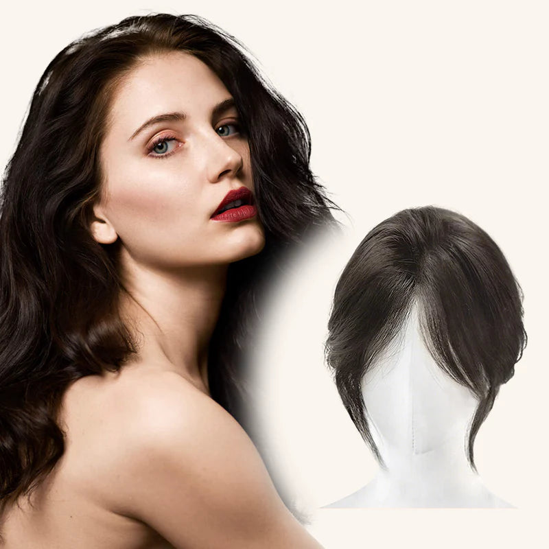 🔥Natural Clip-on Partial Bangs Hair Piec